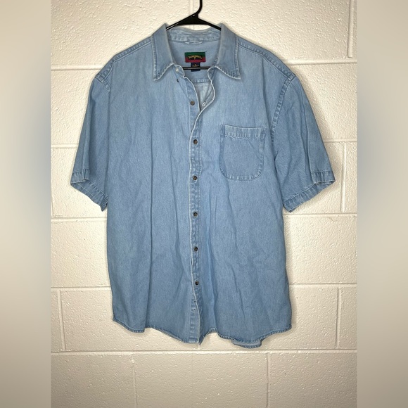 Saddlebred Other - < Vintage Saddlebred Denim Men's Button Down >